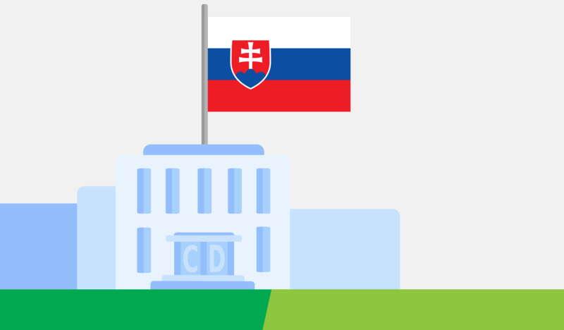 Budynek Konsulatu, Flaga Republiki Słowackiej