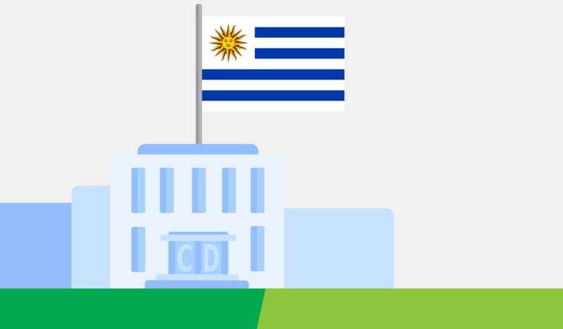 Budynek Konsulatu, Flaga Wschodniej Republiki Urugwaju
